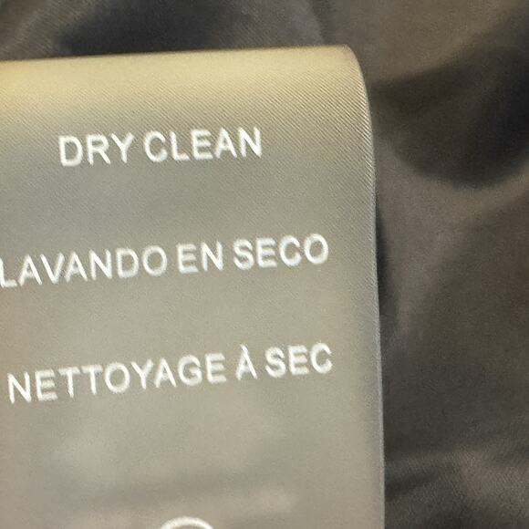 Calvin Klein Open Front Over Coat Jacket Womens Size 10 Black White Fully Lined - Picture 8 of 8